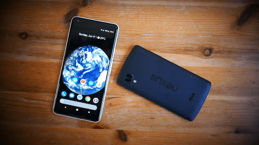 Pixel 2 XL and Nexus 5